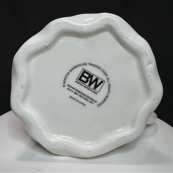 Halloween Happy Ghost w/ Pumpkin Pal Ceramic XL Cookie Jar - 2 Mugs & Spoon Rest - Picture 11 of 16